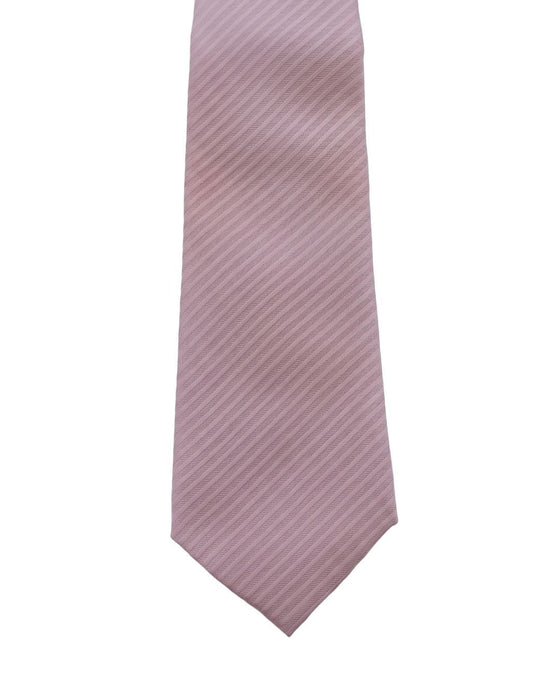 Armani Collezioni Mens Dusty Pink Tonal Diagonal Stripe Neck Tie