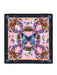 Versace Jeans Couture Women's Black Pink Silk Butterfly Scarf 27.6 x 27.6 in