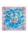 Versace Jeans Couture Women's Aqua Mauve Silk Baroque Scarf