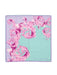 Versace Jeans Couture Women's Aqua Orchid Wool Silk Scarf