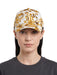 Versace Jeans Couture Women's White Gold Baroque Baseball Cap