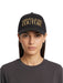 Versace Jeans Couture Women's Black Gold Logo Baseball Cap