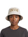 Versace Jeans Couture Women's White Gold Logo Bucket Hat-M