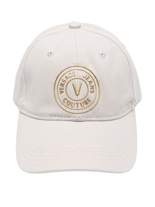 Versace Jeans Couture Men's White Gold Crest Baseball Cap