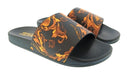 Versace Jeans Couture Womens Black Gold Baroque Print Slide Sandals-10