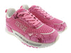 Versace Jeans Couture Womens Orchid Baroque Mesh Platform Sneakers-8