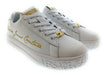 Versace Jeans Couture Womens White Gold Script Platform Sneakers-9