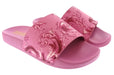 Versace Jeans Couture Womens Orchid Baroque Print Slide Sandals-8