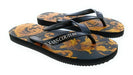 Versace Jeans Couture Womens Black Gold Baroque Print Flip-Flops-5