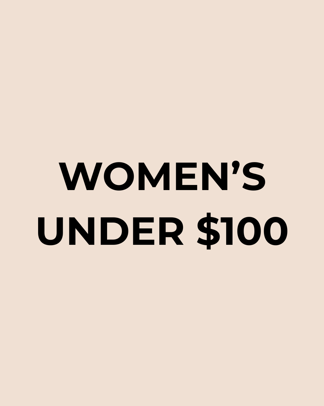 Under $100