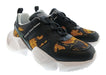 Versace Jeans Couture Womens Black Gold Baroque Strap Chunky Sneakers-7