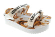 Versace Jeans Couture Womens White Gold Logo Strap Platform Sandals-7