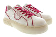 Pinko Women's White and Fuchsia Logo Platform Sneakers-9