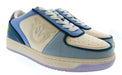 Pinko Women's Ivory Blue and Lilac Logo Sneakers-