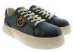 Pinko Women's Navy and Gold Logo Platform Sneakers-10