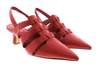 Pinko Women's Red Ricky Heeled Sandals-