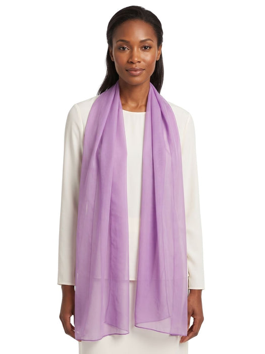 Pinko Women's Purple Silk Oblong Scarf