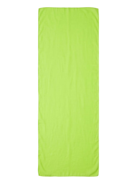 Pinko Women's Fluo Green Polyamide Oblong Scarf