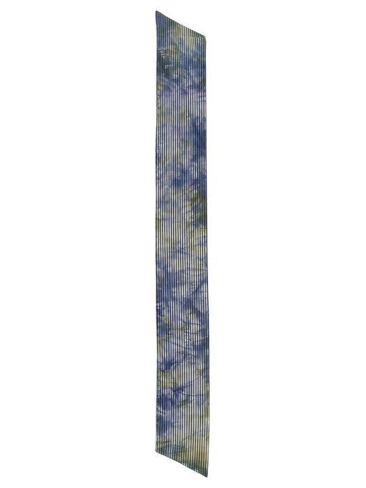 Pinko Women's Blue Cotton Abstract Sash Scarf