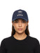 Pinko Women's Blue Donkey Embroidered Cotton Baseball Cap-One Size