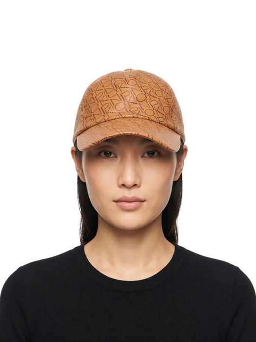 Pinko Women's Caramel Agu Logo Print Baseball Cap-One Size