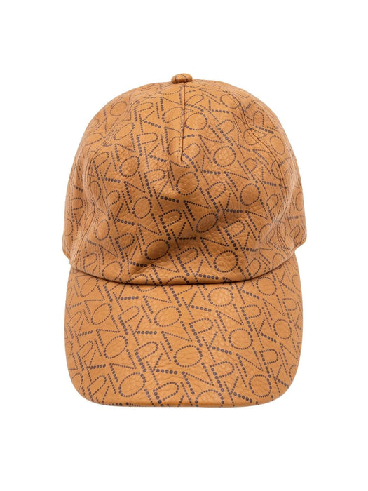 Pinko Women's Caramel Agu Logo Print Baseball Cap-One Size