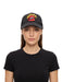 Pinko Women's Black Busseto Graphic Cotton Baseball Cap-One Size