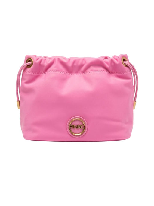 Pinko Women's Fluo Fuschia Phylesia Drawstring Shoulder Bag