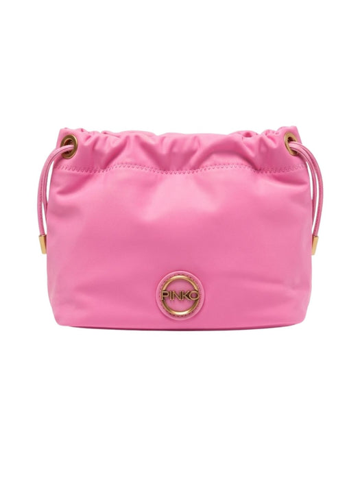 Pinko Women's Fluo Fuschia Phylesia Drawstring Shoulder Bag