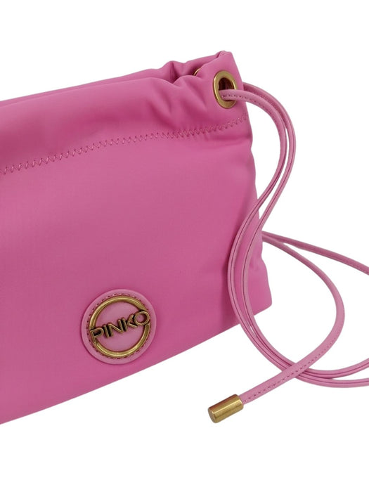 Pinko Women's Fluo Fuschia Phylesia Drawstring Shoulder Bag