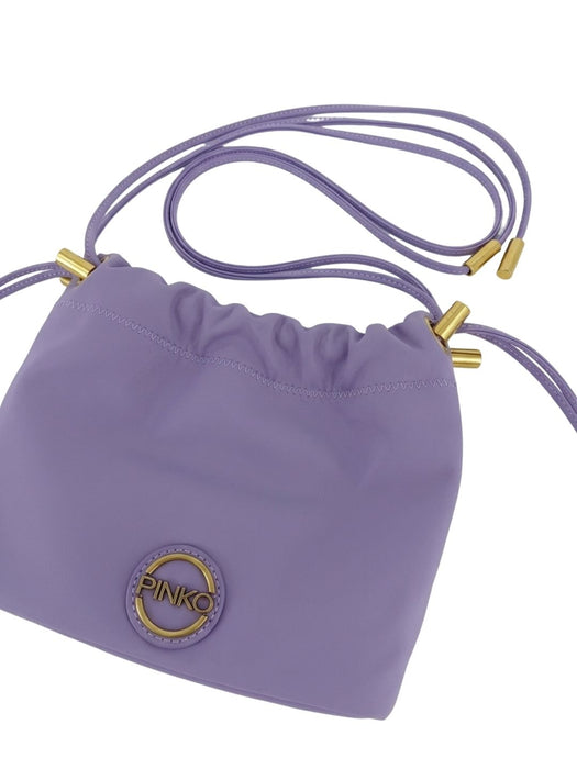 Pinko Women's Purple Phylesia Drawstring Shoulder Bag