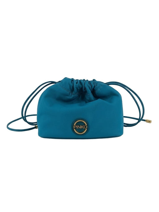 Pinko Women's Teal Phylesia Drawstring Shoulder Bag