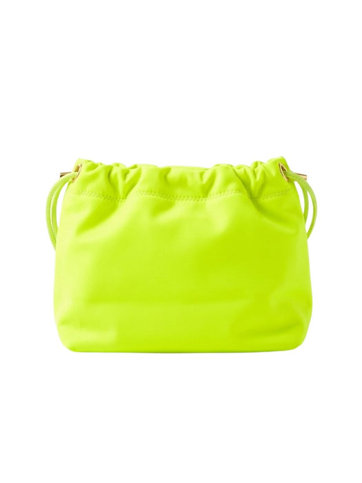 Pinko Women's Fluo Yellow Phylesia Drawstring Shoulder Bag