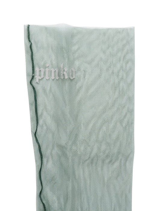 Pinko Women's Green Sheer Knee-High Socks-M