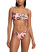 Pinko Women's Pink Floral Tie-Strap Bikini Set-L