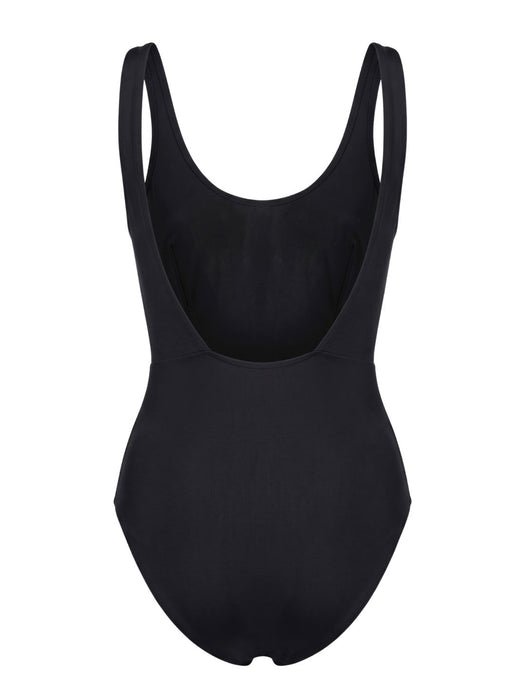 Pinko Women's Black Ring-Detail Cutout One-Piece Swimsuit