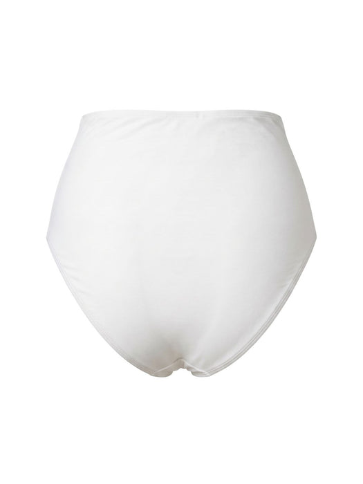 Pinko Women's White Ring-Detail High-Waist Bikini Bottom