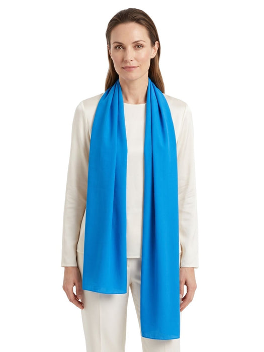 Pinko Women's Blue Polyamide Oblong Scarf