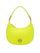 Pinko Women's Fluo Yellow Nufar Quilted Nylon Hobo Bag-10x6.5x2.5 IN