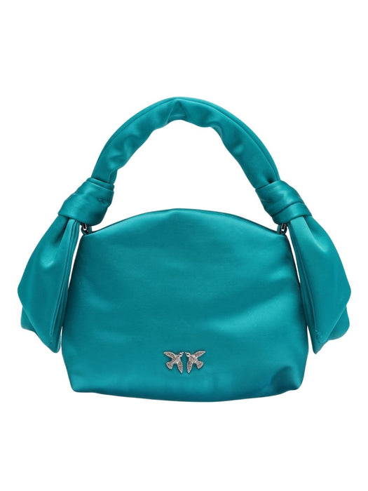 Pinko Women's Turquoise Knots Mini Top Handle Bag