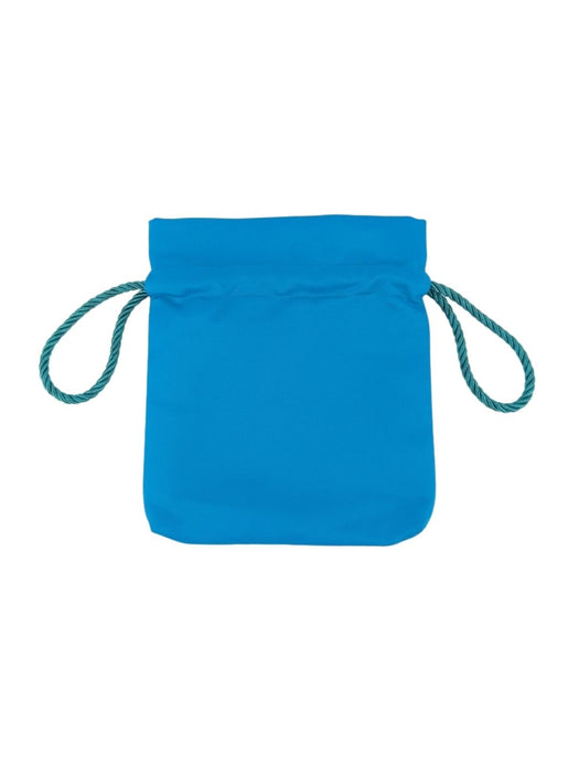 Pinko Women's Blue Hokkano Logo Studded Drawstring Bag