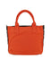 Pinko Women's Bright Orange Abadeco Cotton Tote Bag