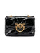 Pinko Women's Black Love Puff Patent Quilted Shoulder Bag