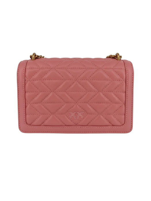 Pinko Women's Coral Love One Mini Quilted Shoulder Bag-8x6x3 IN