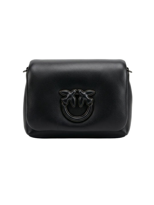 Pinko Women's Black Love Click Mini Leather Shoulder Bag