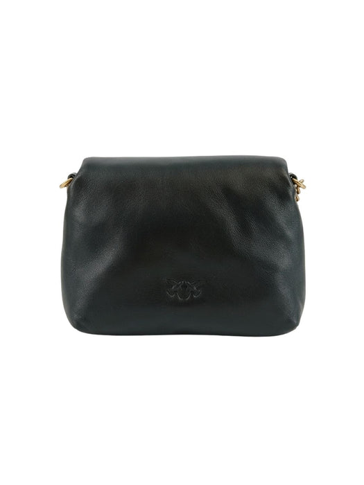 Pinko Women's Black Love Click Mini Leather Shoulder Bag