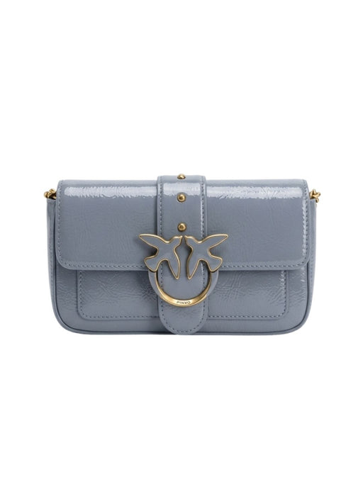 Pinko Women's Light Blue Love One Shoulder Bag