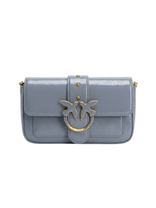 Pinko Women's Light Blue Love One Shoulder Bag