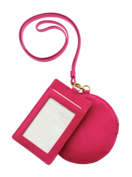 Pinko Women's Pink Quilted Leather Mini Crossbody Bag Set