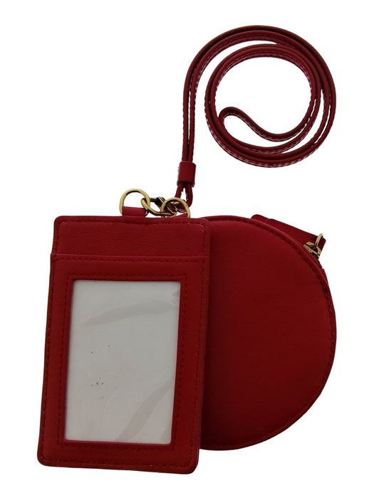 Pinko Women's Red Quilted Leather Mini Crossbody Bag Set